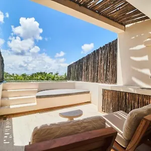 Aldea Zama Oasis: Private Pool With 24/7 Security Apartment Tulum