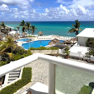 Brisas Shores Ocean View Terrace Apartments, And Pool, Zone Cancun